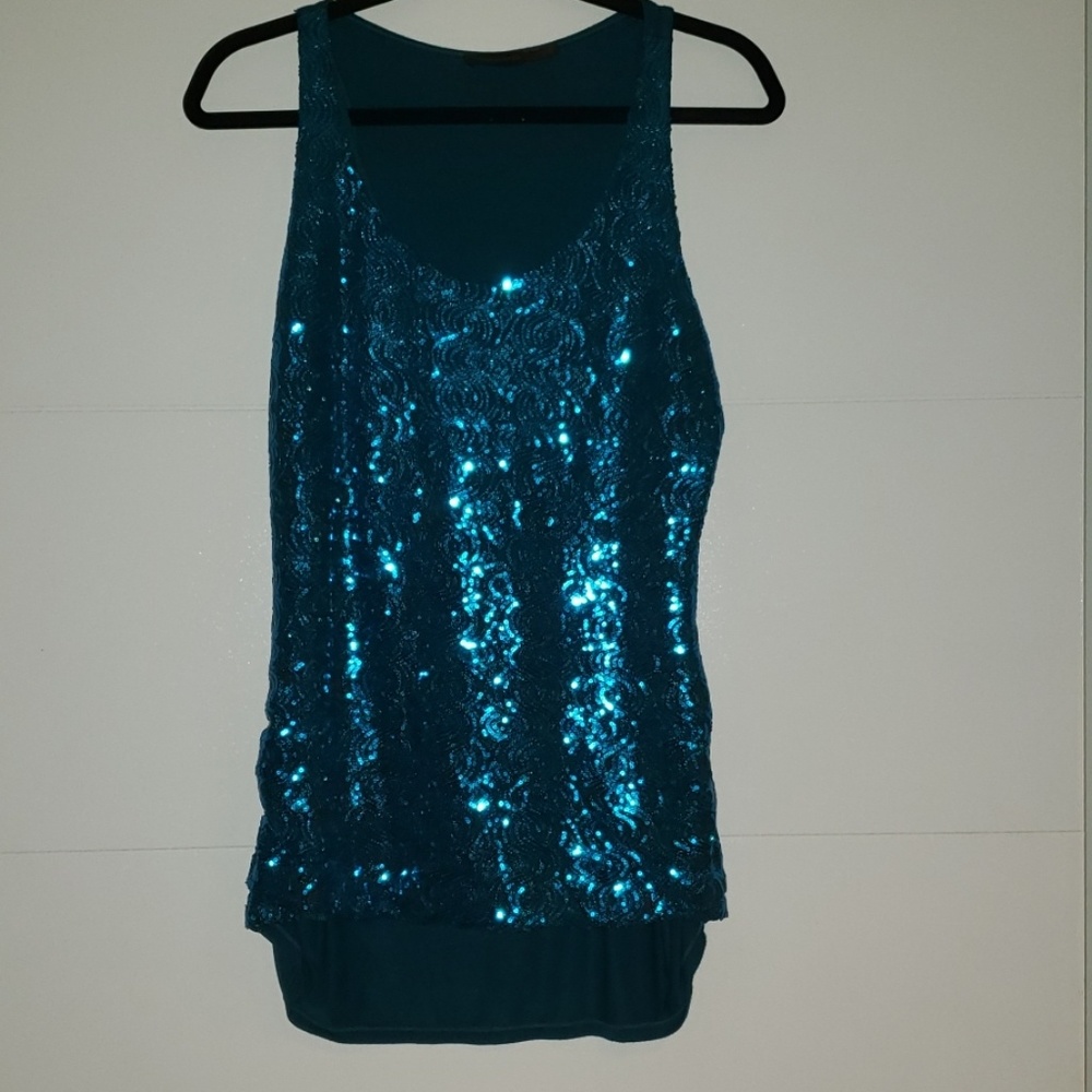 The Limited Sequins Tanktop, Sz L